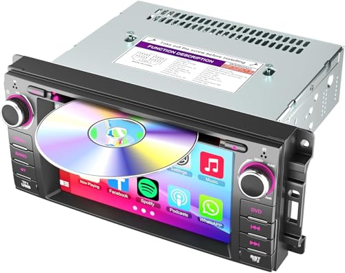 Car Radio Stereo with CD/DVD Player for Dodge RAM 1500 2500 3500 (2009-2012), for Jeep...