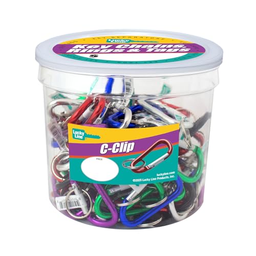 Petits clips en C 46027 parfaits pour ranger l'atelier et la maison