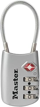 Master Lock 4688D Set Your Own Combination TSA Approved Luggage Lock, 1 Pack, Assorted