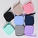Silicone Coin Pouches Small Square Coin Purse Wallet Light Weight Water Small Charging Cable Wire Storage Bag