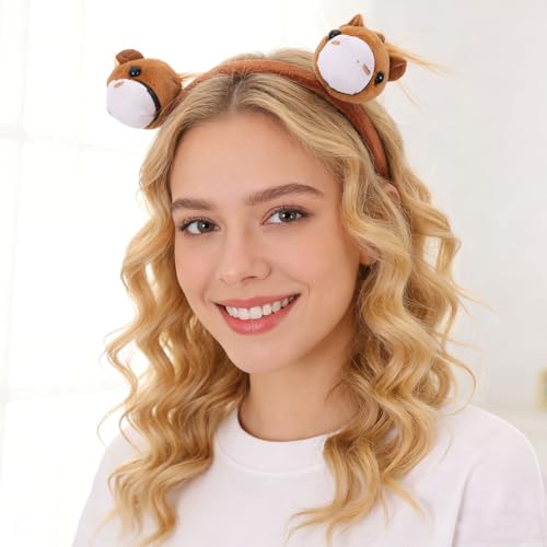 Serre-tête peluche pour déguisement confortable de réveillon