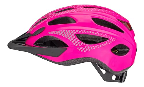 Schwinn Beam LED Lighted Adult Bike Helmet, Reflective Design for Cycling Safety, Lightweight Mircoshell , Dial-Fit Adjustment, 58-62cm, Gloss Pink - Image 7