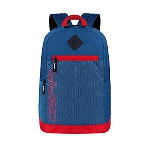Gear 05 24 Ltrs M.Blue-Red Casual Backpack (BKPGEAR055106)
