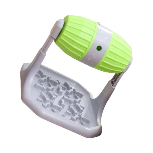 ZYKEJJDDAK ローリングトリートディスペンサー 犬用おもちゃ 調節可能なフードオープニングノンスリップベース インタラクティブ給餌ゲーム