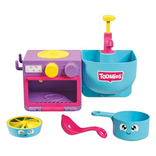 Toomies Bubble & Bake Bath Toy - Kitchen Bubble Maker, Toddler 18M+