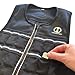 HYPERWEAR Hyper Vest ELITE Weighted Vest (XL 20 lbs) Adjustable Stretch CORDURA Fabric Zipper Thin Steel Weights for Running Strength Endurance Walking
