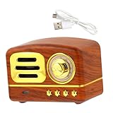 Audio musical à la mode : multicolore en option, remplacement des boutons, réglage des boutons, mini haut-parleur vintage