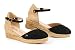 VISCATA Handmade in Spain Pubol Suede 2" Wedge, Ankle-Strap, Closed Toe, Classic Espadrilles Heel