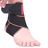 Candy Li Ankle Support,Adjustable Ankle Brace Breathable Nylon Material Super Elastic and...