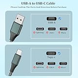 TIGOJH 3-Pack 1M USB C Cable 3A Fast Charge, USB A to Type C Charger Cord Braided for iPhone 16/15,Samsung Galaxy S10 S9 S8 Plus, Note 10 9 8, LG V50 V40 G8 G7 - Image 2