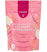 Vitatú | Colágeno hidrolizado con Ácido Hialurónico, Biotina, y Vitamina C, en polvo diseñado par...