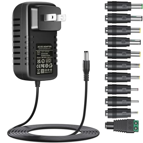 Amazon | 汎用12V 3A ACアダプター DC12V パワーサプライー 1A 2A 3A