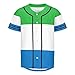 Vnurnrn Sierra Leone Flag Mens Baseball Button Down Jersey Hipster Hip Hop T Shirts