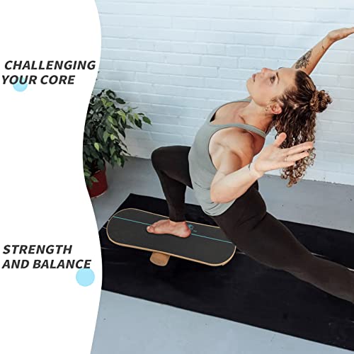 4Th-Bee Core Balance Boards For Adults, Surf Board Trainer With Adjustable Stoppers, Board Balancing For Exercise, Snowboard, Skateboard, Hockey #TOP5