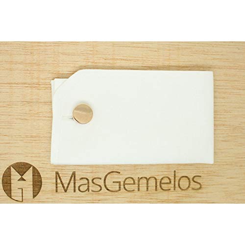 Cubrebotones redondo dorado rosa transforma botones comunes en gemelos 3
