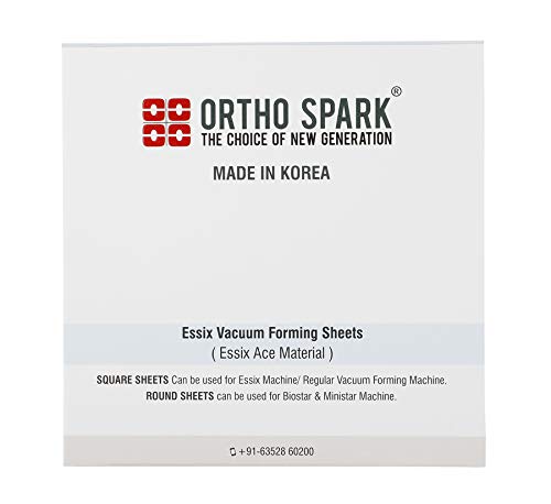 Essix Thermoplastic Vacuum Forming Sheets 1 Mm Hard Round