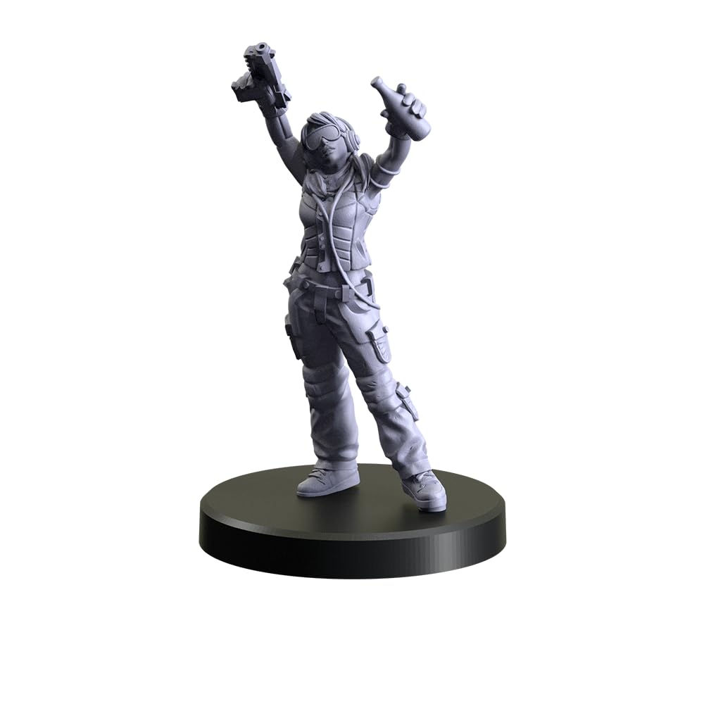 Monster Fight Club Cyberpunk Red Combat Zone Miniatures: Piranhas Starter Gang