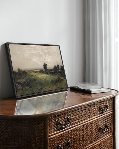 Insimsea Black Framed Canvas Wall Art Vintage Decor thumb #2