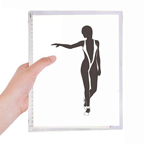 Carnet de notes en spirale rechargeable fini le gaspillage papier silhouette