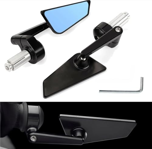 Espejo retrovisor para manillar de motocicleta general y regulable 2