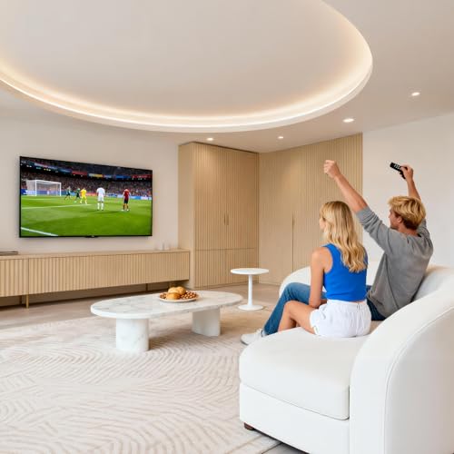 HOME VISION TV Wall Mount Fixed for Most 26-65 Inch Flat/Curved TVs with Max VESA 400X400mm up to 99Lbs Fits 16 Inch Wood Studs, Universal Low Profile Wall Mount TV Bracket, Space Saving HV8401 by HOME VISION - Image 7