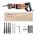 TACKLIFE Sierra Sable 1050W, ±180° Manija Giratoria, Velocidad Variable a 800-2700SPM, Avanzado...