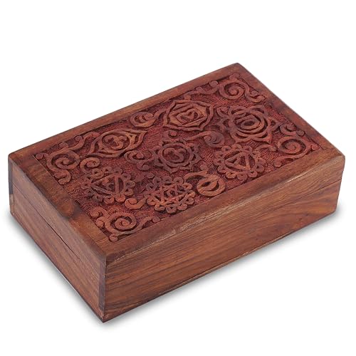 Ajuny Decorative Wooden Jewelry Box Keepsake...