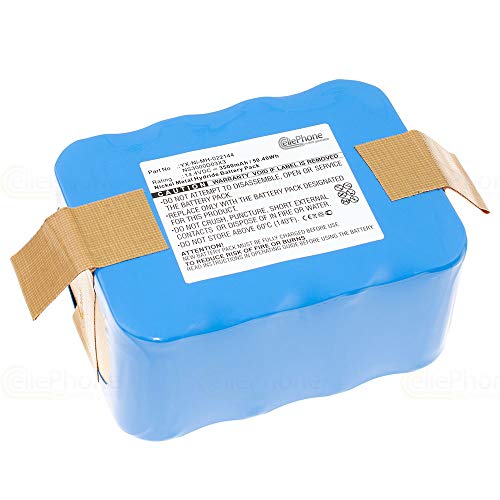 cellePhone Akku NI-MH kompatibel mit Klarstein Saugroboter JNB-XR210B / JNB-XR210C (Ersatz für NS3000D03X3 / YX-Ni-MH-022144) - 3500 mAh