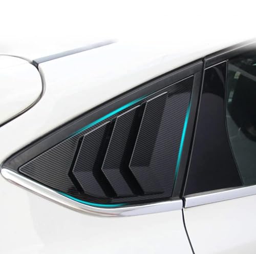 Persiennes de fenêtre latérale arrière pour Tesla Model Y de 2019 à 2023 noir mat