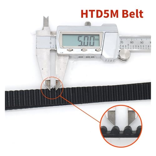 Courroie HTD5M synchrone boucle fermee caoutchouc haute densite