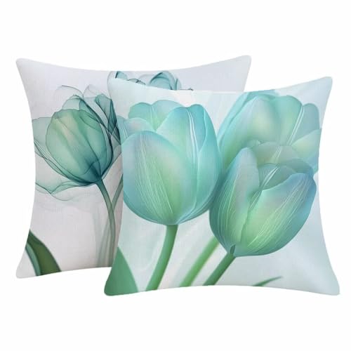 Décoration housse coussin en lin fleur de qualité supérieure avec zip