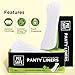 PEESAFE Panty Liners for Women Daily Use with Aloe Vera (Pack of 50 Liners)| Curvy Design for Extra Comfort | Cottony-Soft Surface with 185mm Wide | Keeps You Dry & Fresh All Day Long