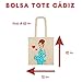 Imagen de IllustrArte Bolsa Tote Cádiz Diseño Flamenca