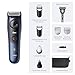 Braun Series 9 All-in-One Beard & Body Grooming Kit for Men, Cordless Trimmer, Hair Clippers & Shaver for Face, Hair & Body with Gillette Labs Razor, AIO 9530
