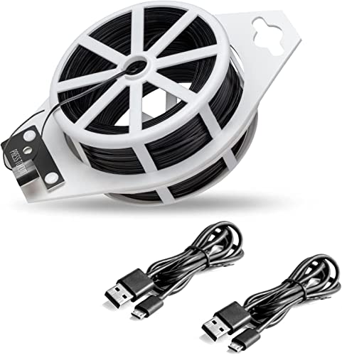 Dokumaru Twist Ties 656 Feet Plastic Plant With Cutter,Black Garden Plants Ties Multi-Use For Secure Vines Upgraded Garden Ties Plant Support Gardening And Home And Office Use (Black) #TOP4