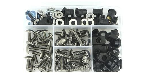 Kit complet de visserie carénage Suzuki RGV 250 VJ22 1991-1998 clips écrous rapides moto