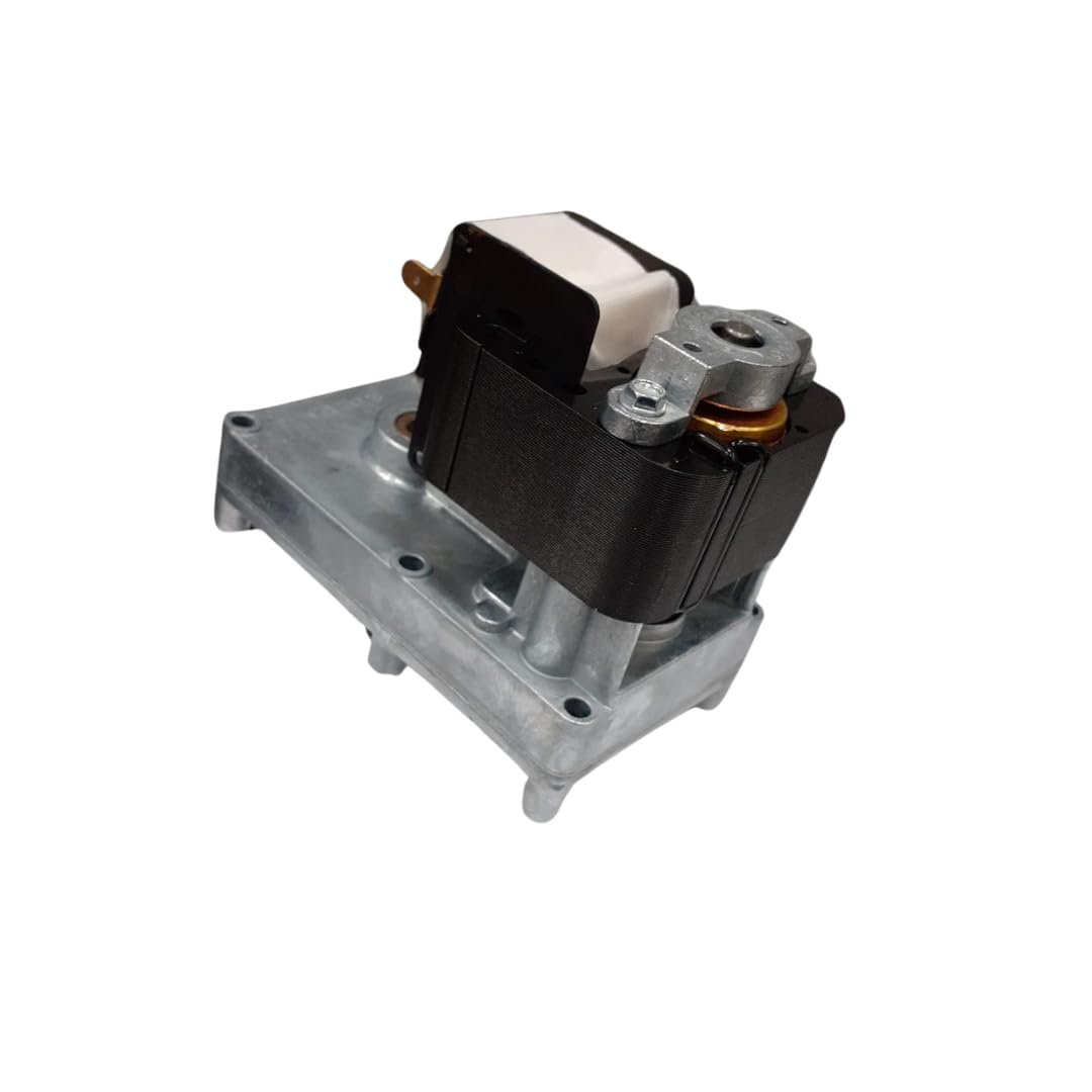 Motoriduttore velocità: 2rpm, diametro albero: 9.5mm, per stufe e caminetti a pellet