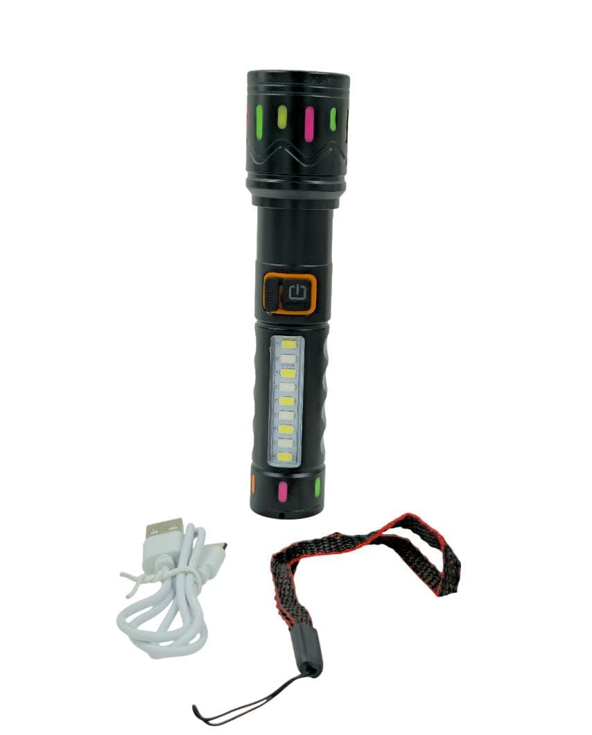 RL-M29 100W Super Bright LED Flashlight, Heavy Duty Torch with Zoomable Focus & USB Type-C Rechargeable Battery-image-21