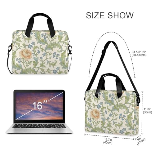 Maletín portátil para laptop 15.6" color naranja retro miniatura 5