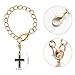 2 Pack Cross Charms for Stanley Cup Handle, Personalized Stanley Cup Accesories Cross Charm for 30 OZ or 40 OZ Tumbler with Handle