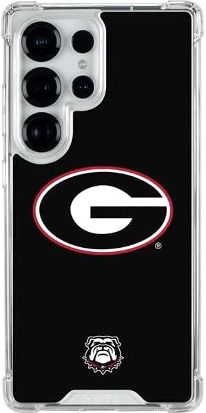 Skinit Clear Phone Case Compatible with Galaxy S25 Ultra - Officially Licensed University of Georgia Logo Design