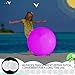 24'' Glow in The Dark Beach Balls Large Light up Inflatable LED Beach Ball with Remote Control Floating Lights up Pool Toys 16 Colors Change LED 4 Light Modes Color for Pool Beach Party Games (12 Pcs)