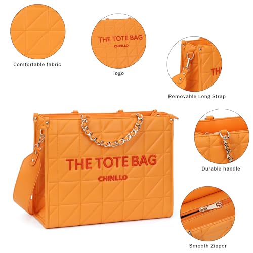 Image of Chinllo Tote Bag for Women Top Handle Satchel Purse and Handbags with Shoulder Strap