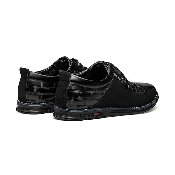 Men's Premium Leather Dress Shoes Comfort Business Casual Oxford Shoes Fashion Dress Sneakers Soft Loafers Derby Shoe for Office Working Walking Driving - Image 7