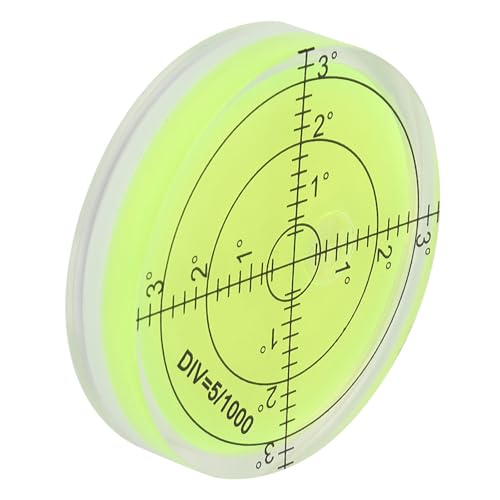 Haosie Niveau à Bulle 60mm Mini Rond de Poche avec Échelle – vue 7