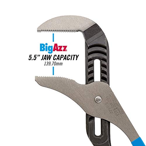 Channellock Tongue and Groove Pliers 480 BIGAZZ - Straight Jaw, 90° Teeth, Forged Steel - 20.25 in, 5.5 in Jaw by Channellock - Image 4