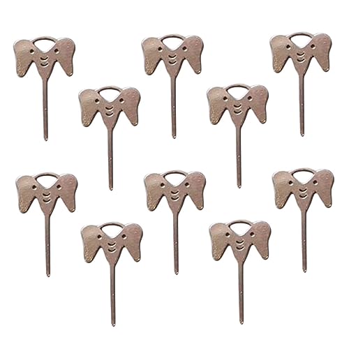 HOMSFOU 50piezas Herramientas De Extracción De Tarjeta Sim para Teléfonos Inteligentes Ejectores De Sim Agujas De Remoción De Tarjeta Útiles y Prácticos