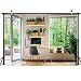 AIIKES 7x5FT Business Office Background Photography Background Interior Window Casement Work at Home Modern Furniture Appartamento Decorazione Decorazione residenziale Video Office Background 11-882