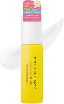 Perfect One Focus Smooth Water Gel, 3.2 oz 90 g Single Item, Normal and Mixed Skin, All-in-One Lotion, Lotion, Moisturizing, Pore Care, Perfect One FOCUS