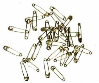 Whitecroft 53321 | Nickel Plated Mild Steel Safety Pins | 34mm | 1440 Pins